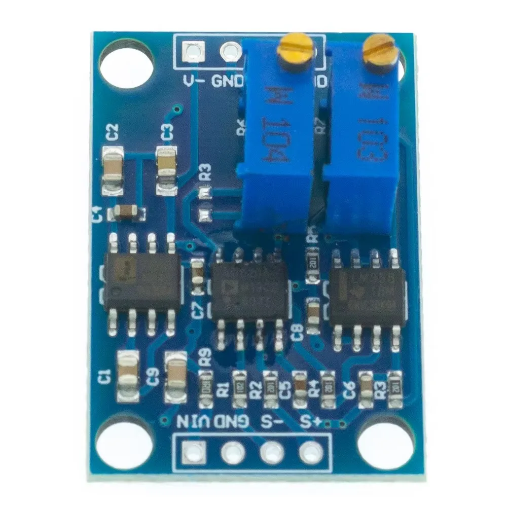 TENSTAR AD620 Microvolt MV amplificador de voltaje placa de módulo de instrumentación de señal 3-12VDC - imagen 4