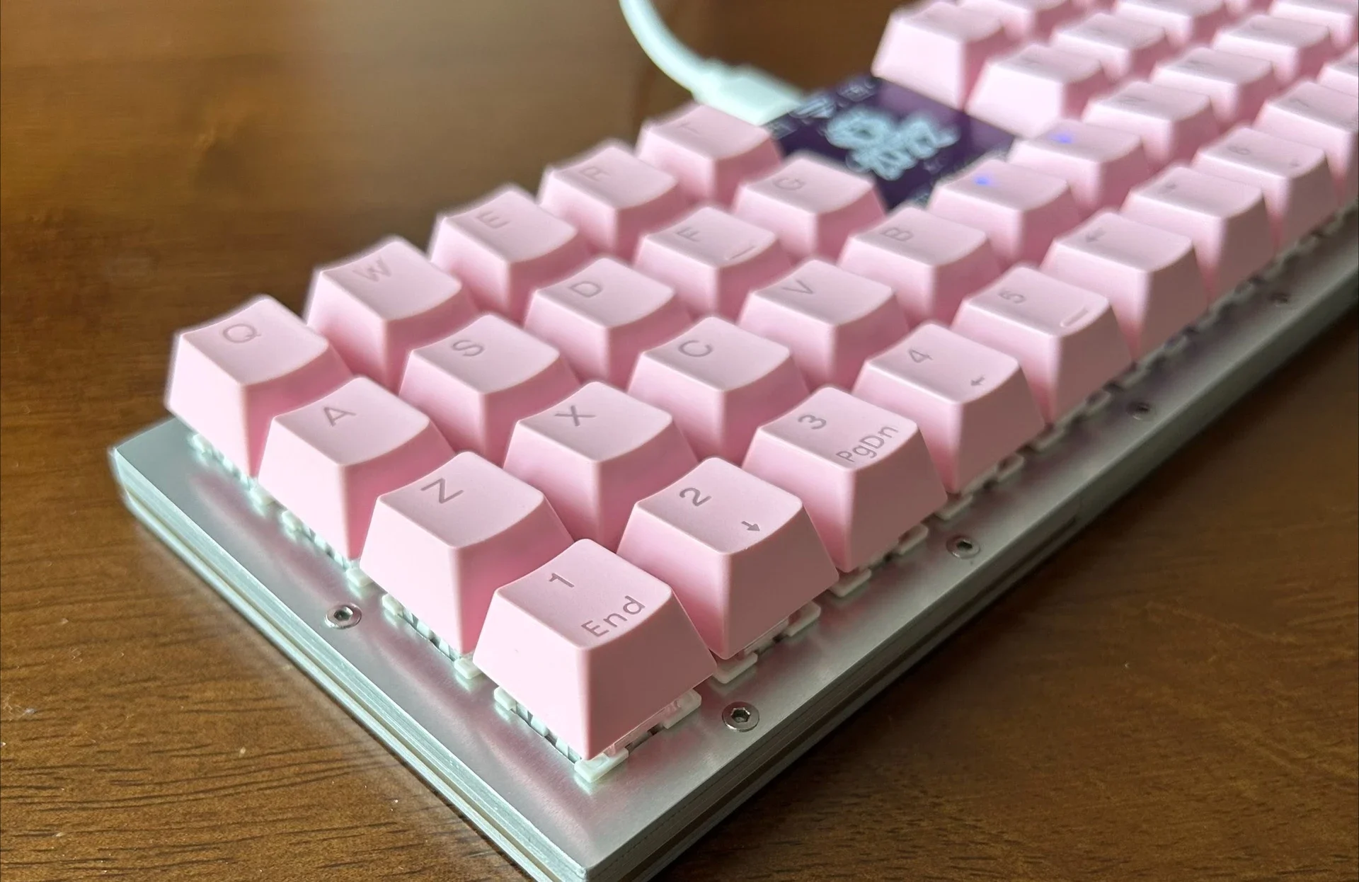 Teclado en línea P44 personalizado RGB aluminio Oficina Simple 44 teclas 1U teclado con cable Gaming Orthogonal QMK a través de teclado mecánico