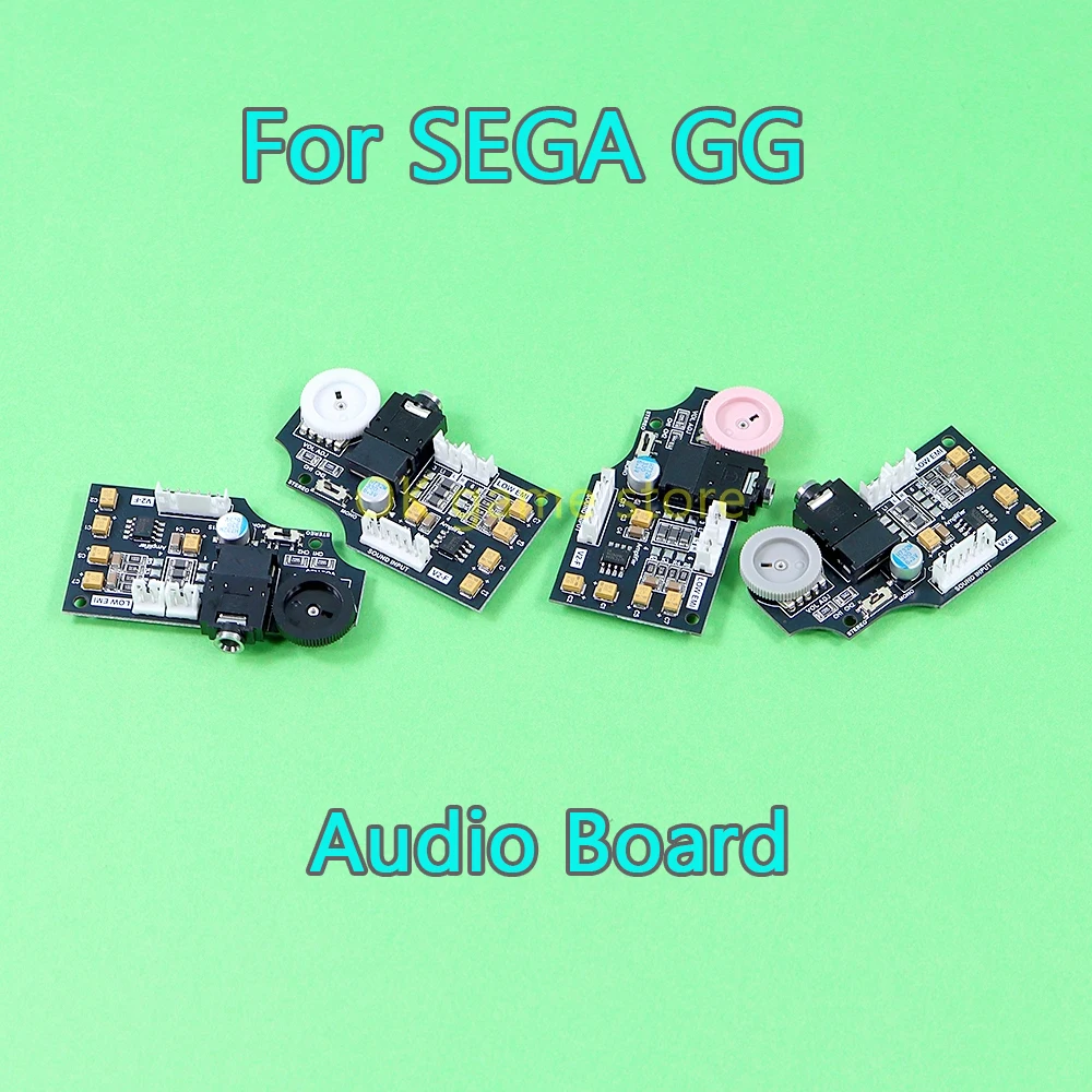 Para SEGA GG, placa de Audio de volumen de doble canal de alta calidad para SEGA Game Gear usando condensadores de Audio ELNA, salida de doble volumen