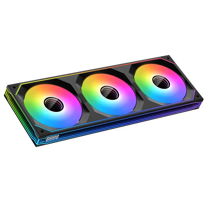 XIGMATEK Infinity SF360 ventilador Digital ARGB integrado, pantalla Digital espejo infinito/velocidad del ventilador de pantalla/come con controlador de ventilador - imagen 4