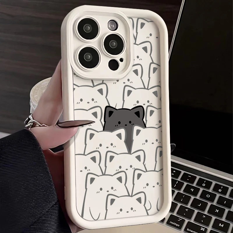 Funda de silicona con grafiti de gato Hello Kitty para Xiaomi Redmi Note 13 12 Turbo 11 Pro Plus 12S 11S 10S 10 9 9S 8 7 Pro 12C 13C - imagen 5