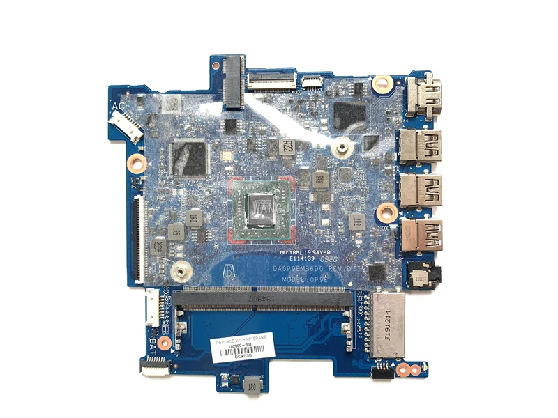 100% en funcionamiento para HP Stream 14-DS 14-DS0160NR placa base para portátil L62000-601 L62000-501 L62000-001 DA0P9EMB6D0 0P9E A4-9120E - imagen 2