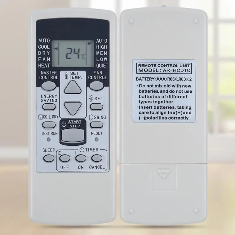 Control remoto de aire acondicionado adecuado para Fujitsu AR-RCD1C AR-RCD1E AR-RCE1C AR-RCC2J AR-RCG2J AR-RCE1E