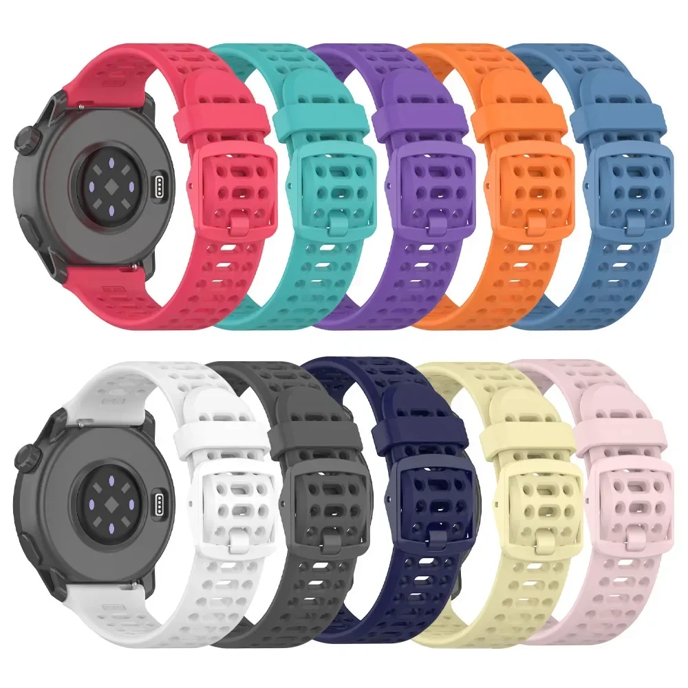 Correa de silicona de 20mm y 22mm para COLMI I28 Ultra/P28 Plus, Correa de reloj para COLMI I30 /P68 P71 P73/M42, pulsera deportiva - imagen 4