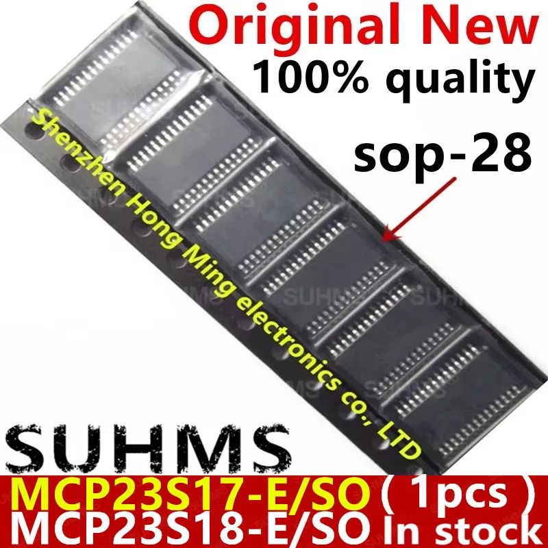 MCP23S17 Expansor GPIO 16 Canales Serial SPI SOP-28
