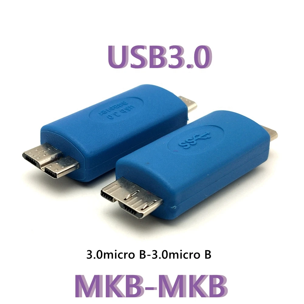 1 Uds Super velocidad USB 3,0 tipo A macho hembra a USB 3,0 tipo B macho-hembra Adaptador convertidor de impresora micro B conector macho
