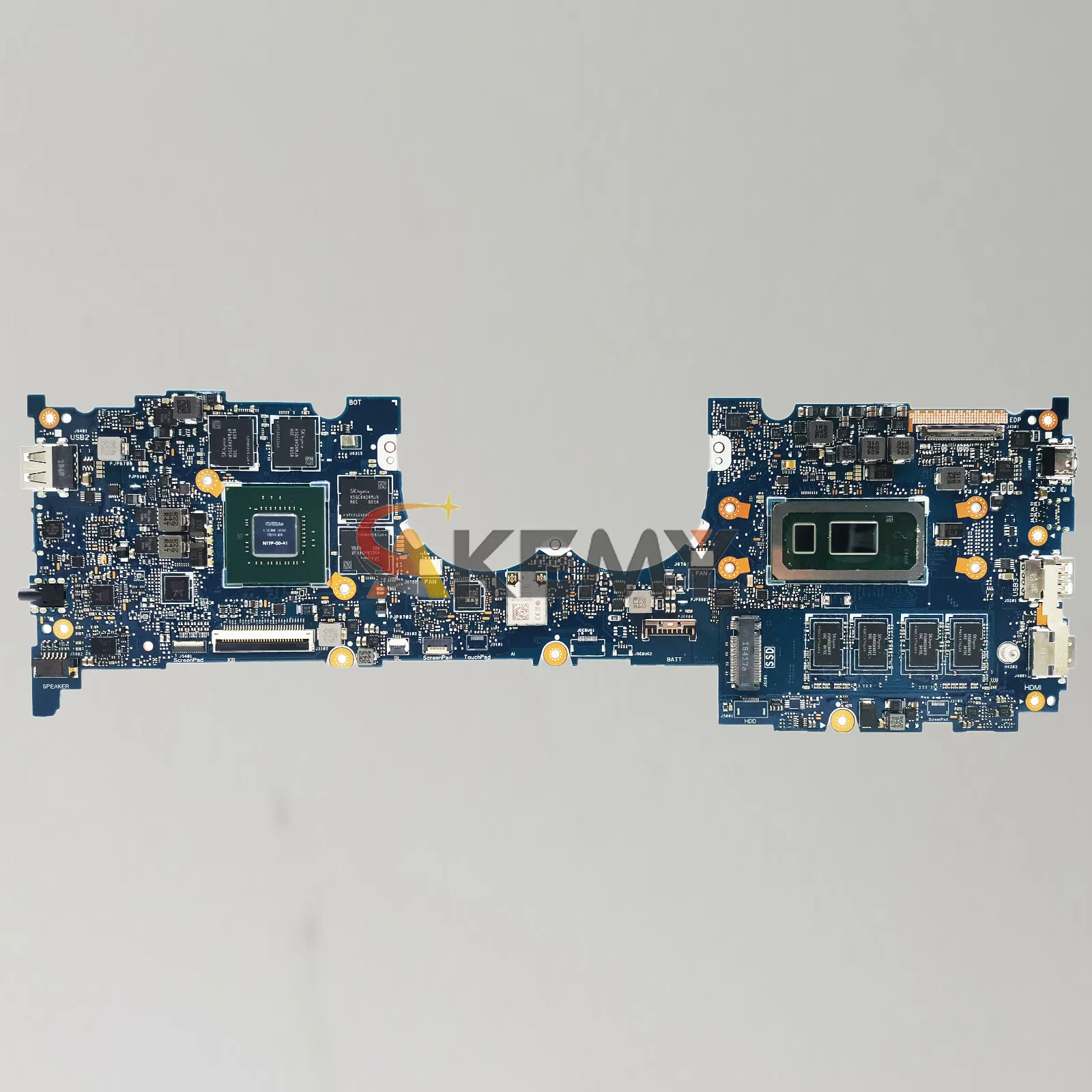 Placa base para ordenador portátil UX450FDX para ASUS ZenBook UX450F UX450FD UX450FDX placa base para portátil con CPU I3 I5 I7 pruebas OK envío rápido - imagen 3