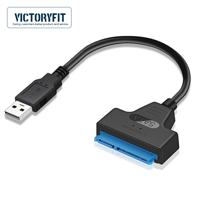Cable USB SATA de alta velocidad lector de disco duro externo 2,5 HDD SSD adaptador de disco duro 22 cm/35 cm/50 cm USB 3,0/2,0 para opcional - imagen 2