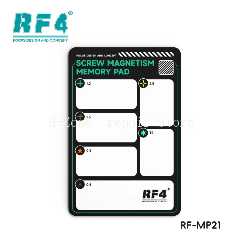 Tapete de trabajo de almacenamiento magnético suave con tornillo RF4 RF-MP21 para herramienta de almohadilla de almacenamiento de tornillos de reparación de teléfonos móviles, ordenadores y tabletas - imagen 2
