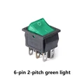 6pin 2  green LED