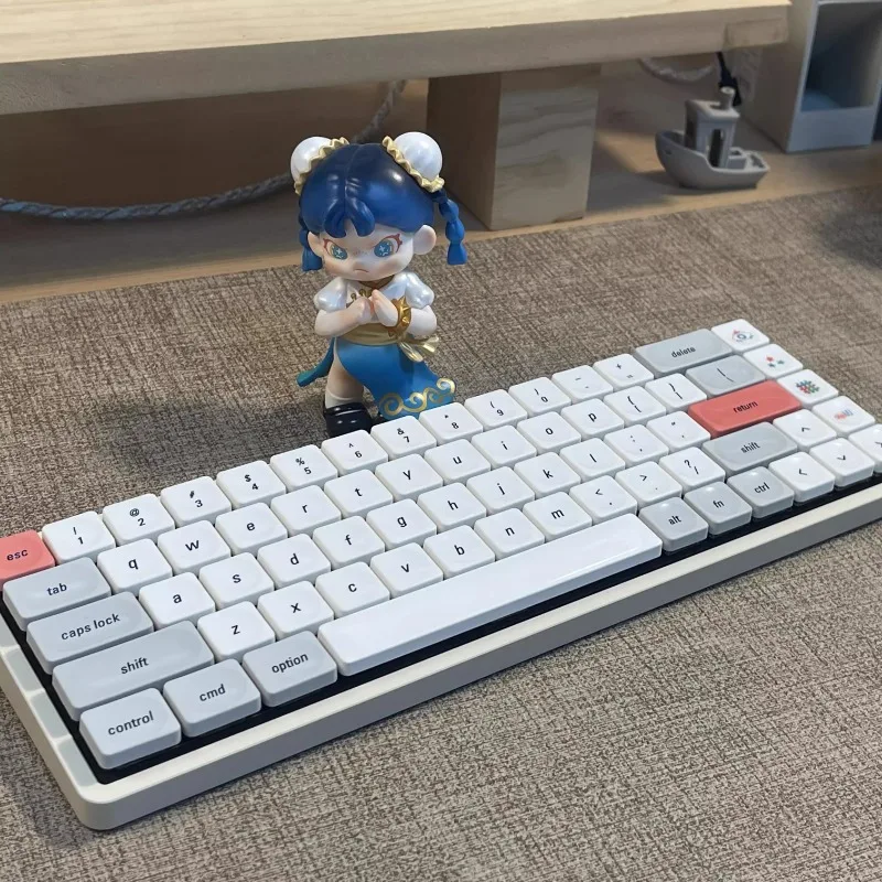 LCK-Juego de teclas de perfil bajo PBT, tapa de teclado de estilo Retro Simple personalizada, tapa de tecla Original para juegos, regalo para teclado mecánico de oficina