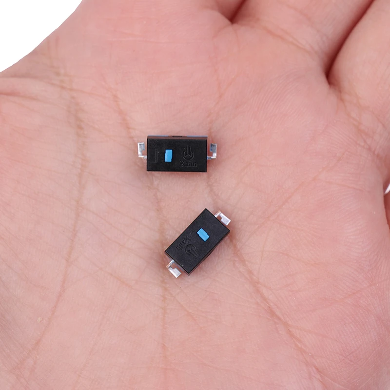 Microinterruptor de ratón mecánico, 2 piezas, SMD Blue dot, Mini interruptor para cualquier lugar/MX/Logitech M905 G903 G900 G603 G502 GPW - imagen 4