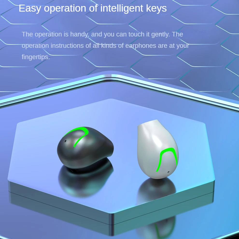 Mini auriculares invisibles Bluetooth 5,3, auriculares inalámbricos TWS, auriculares intrauditivos HiFi con reducción de ruido ENC y micrófono - imagen 4
