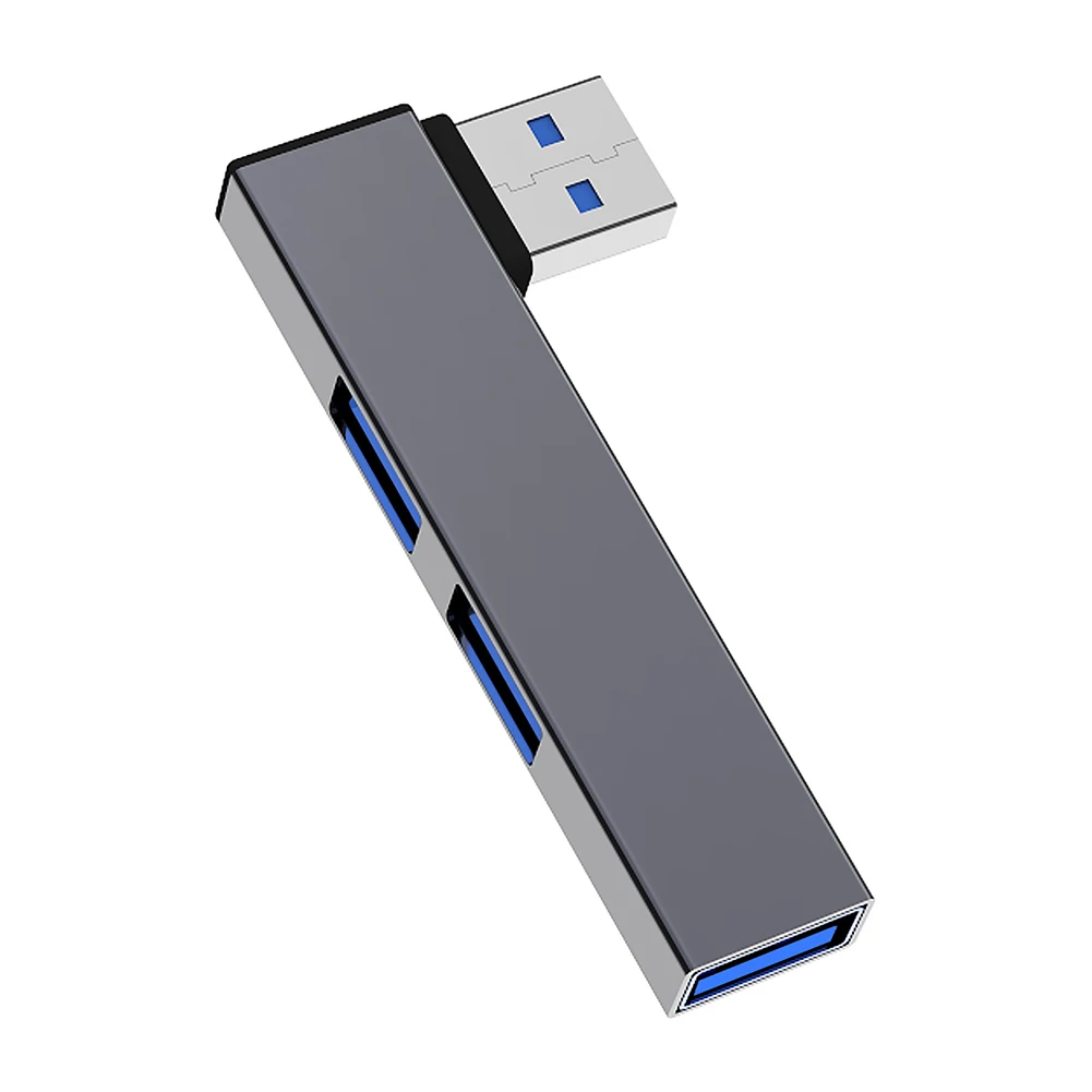 Grey USB To 3USB