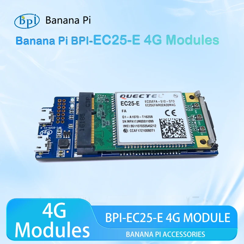 Banana PIEC25-E módulo 4G, placa BPI R2/R64 se aplica