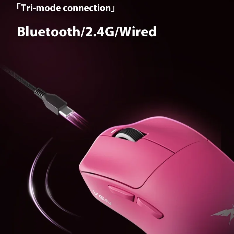 Ratón inalámbrico para juegos VGN Dragonfly F1SE 1000Hz con tres modos PAW3311 12000 DPI ratón de oficina ergonómico ligero para juegos - imagen 5