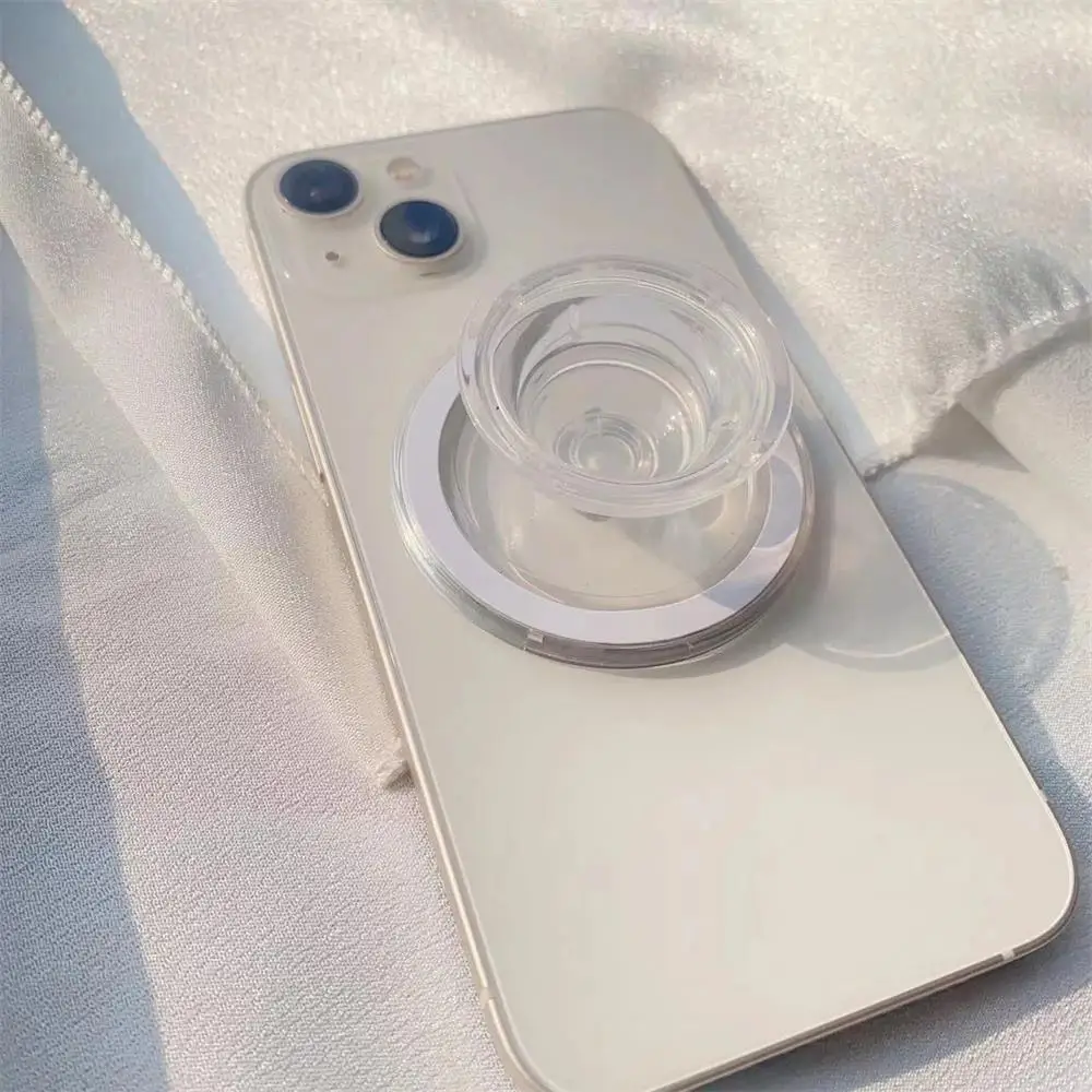 Soporte de agarre plegable magnético para teléfono móvil, soporte de bolsillo para Magsafe, IPhone, Mac, Samsung, anillo seguro, soporte de expansión para dedo - imagen 2