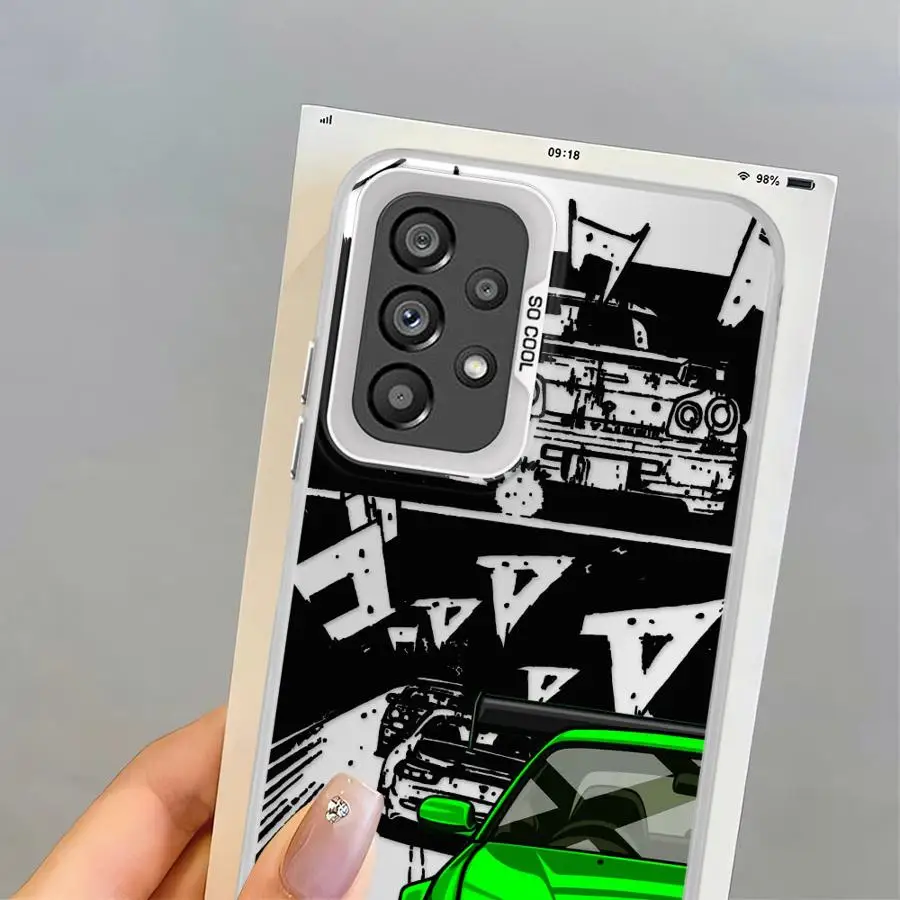 Funda de coche de deriva japonesa para Samsung, carcasa suave para Galaxy A12 A24 A25 A16 A34 A32 A15 A13 A22 A14 A23 - imagen 5