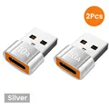 Silver C-U 2pcs
