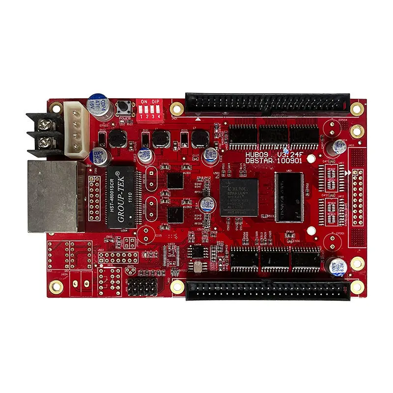 Tarjeta receptora de control HUB09 V3.24F de alta velocidad compatible con HRV09S HRV11 para pantallas LED