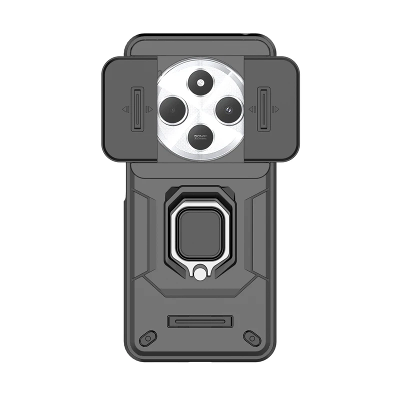 Para Redmi A4 funda Redmi A4 Capas teléfono parachoques trasero a prueba de golpes lente deslizante soporte de anillo protector Fundas Xiaomi Redmi A4 A 4 - imagen 5