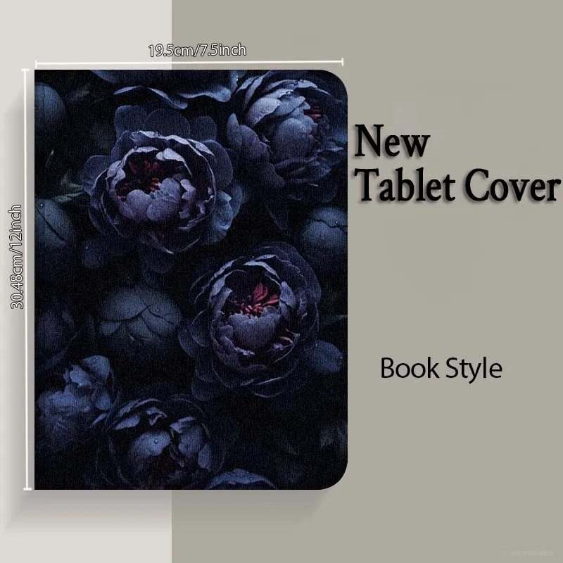 Peonía púrpura oscuro para Huawei Honor Tab Magic Pad GT 6 X9 X8A X8 V8 V7 9 8 2 3 13,3 10 Pro pulgadas funda para tableta - imagen 5