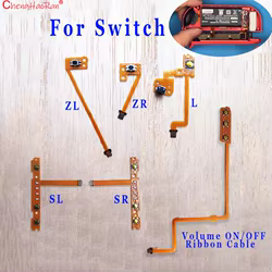 Cable de cinta de repuesto para Nintendo Switch JoyCon ZR ZL L SL SR, Cable flexible de llave de botón para Cable de reparación NS, 1 ud.