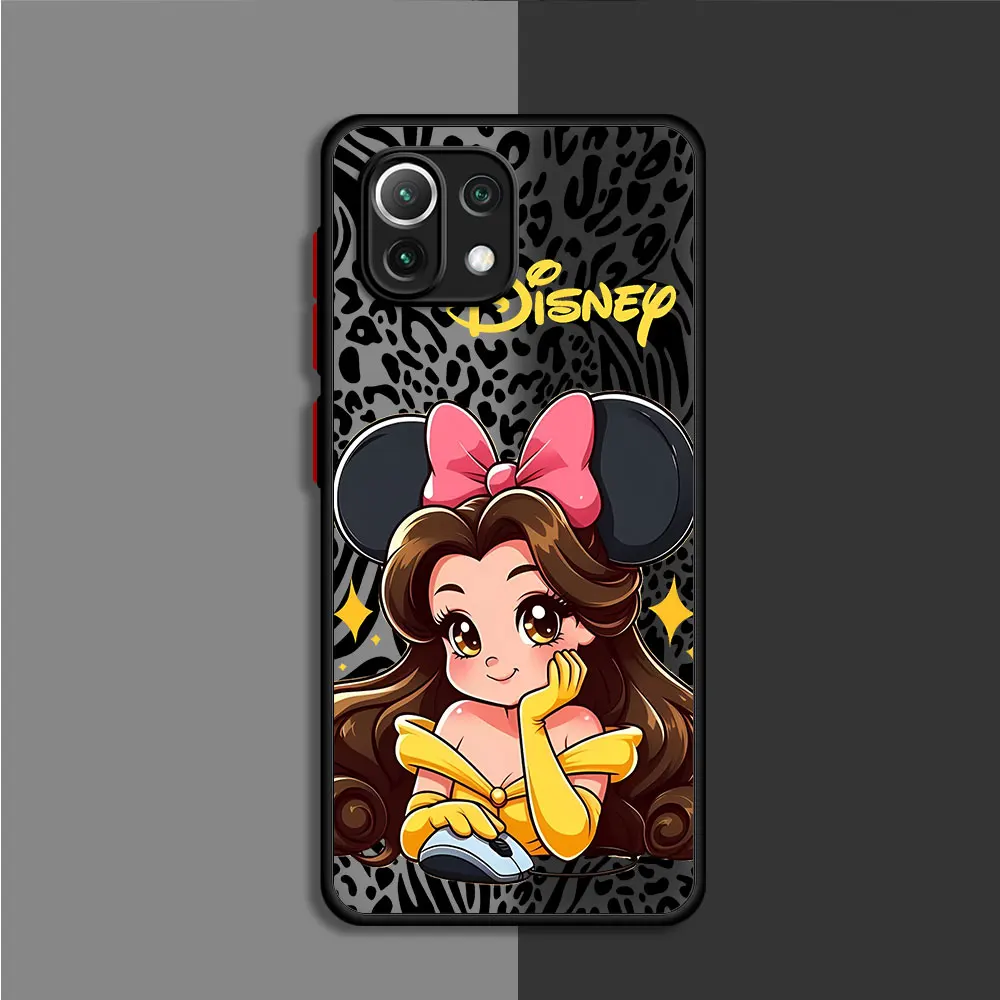 Funda de teléfono de princesa de Disney para Xiaomi Mi 9T Pro 10T Pro 11 Lite 5G 11T Pro 11T 12 12X 12T Pro 13 Pro 13 Lite 14 Pro - imagen 4