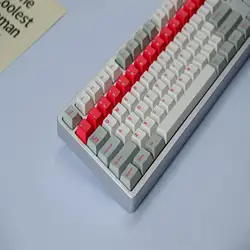 Keycaps PBT GMK Red Alert – Perfil Cherry para Teclado Mecánico