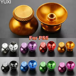 YUXI Tapas de Joystick para PS5 DualSense de Aluminio