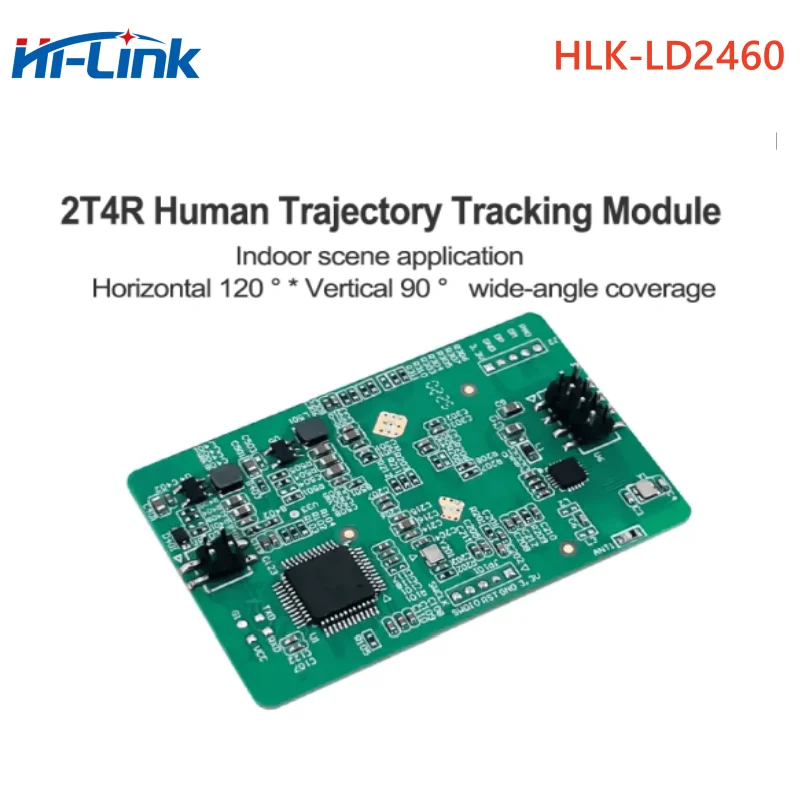 Original nuevo 24G HLK-LD2460 HLK-LD2450 2T4R 1T2R MM onda alto rendimiento percepción humana trayectoria módulo de radar de seguimiento cuerpo - imagen 3