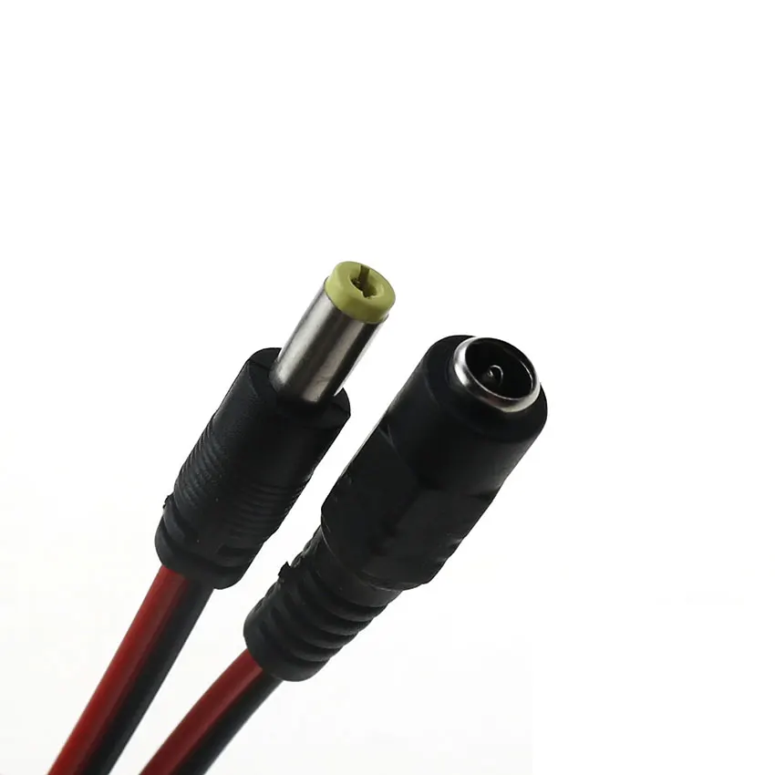 Cable de alimentación para cámara de vigilancia, conector macho y hembra para tira de luces LED de 12V, DC 5,5x2,1mm, 5050, 2835, 1 unidad - imagen 4