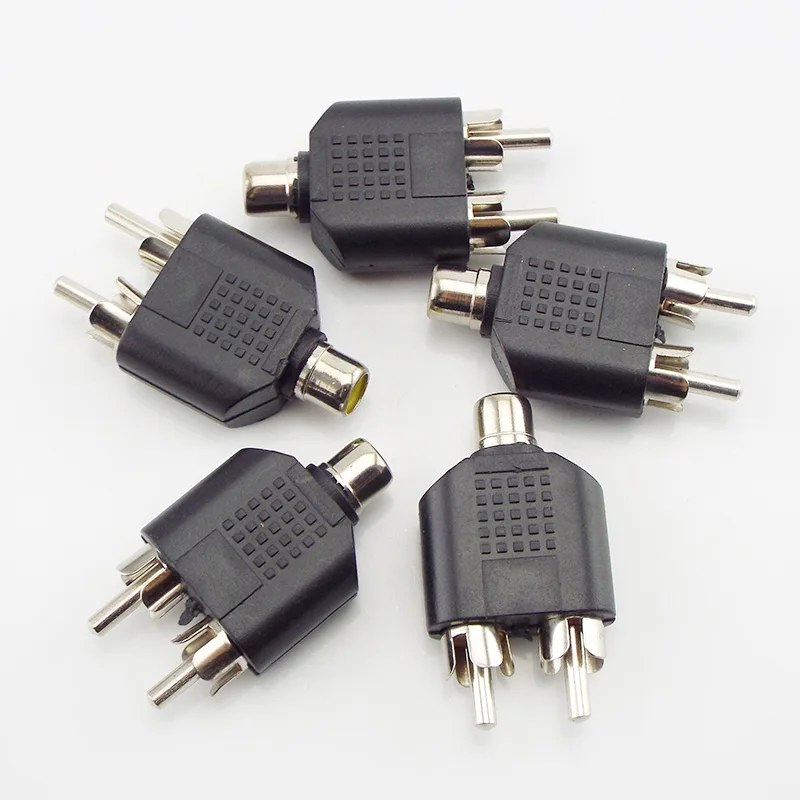 Adaptador Divisor RCA Hembra a Macho Audio AV TV Ordenador - imagen 2