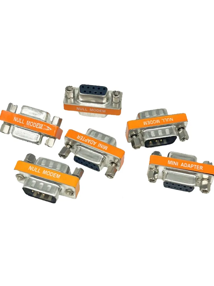 Mini módem Null DB9 de alta calidad, adaptador de enchufe macho y hembra, cambiador de género cruzado, nuevo - imagen 3