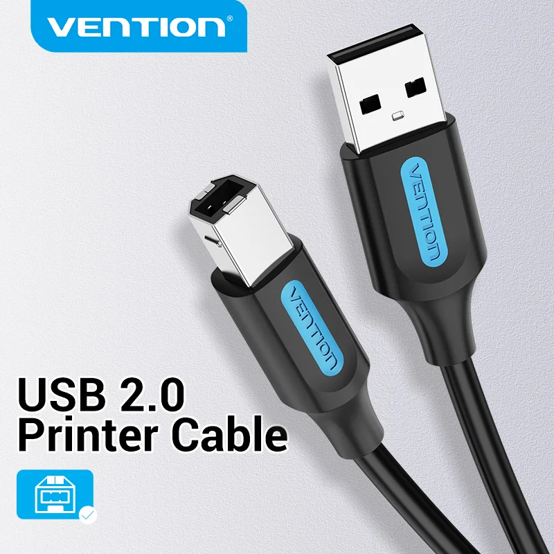 Vention-Cable USB 2,0 para impresora ZJiang, HP, Canon, Epson