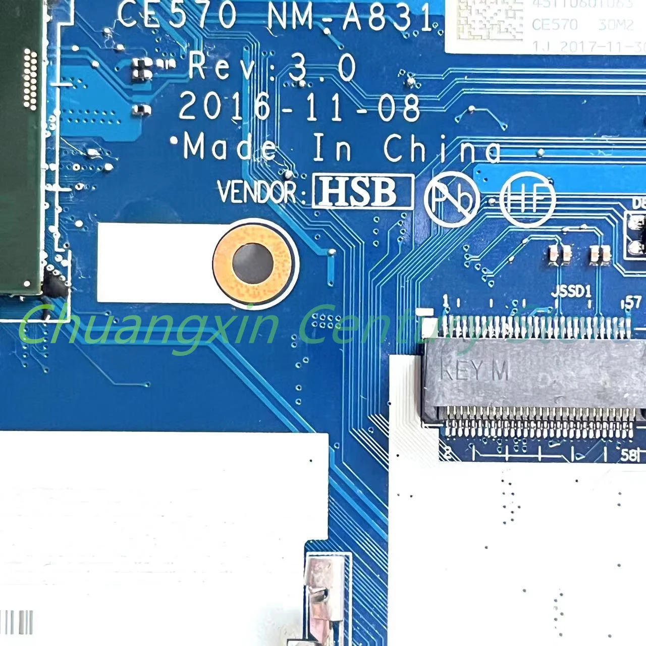 Para Lenovo Thinkpsd E570 placa base para ordenador portátil NM-A831 con CPU I5-7200U I7-7500U + GPU 100% probado completamente en funcionamiento - imagen 4