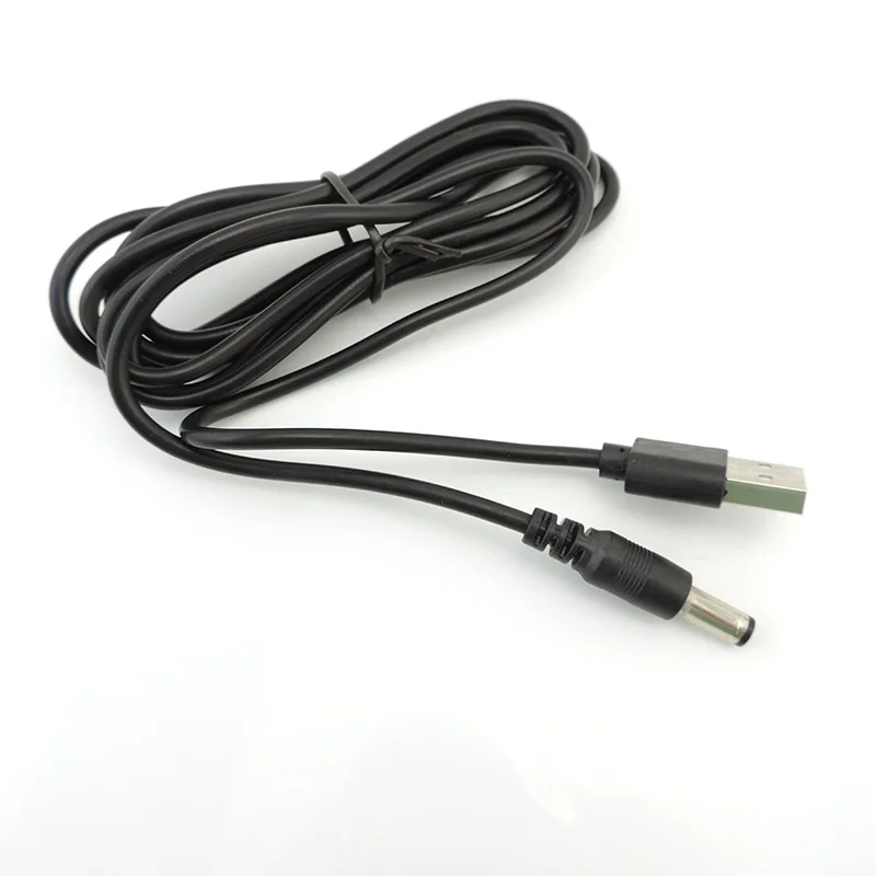 USB 2,0 macho A a CC 5,5mm x 2,5mm enchufe Jack Cable de alimentación CC conector 5V Cable línea 5,5mm * 2,1mm - imagen 4