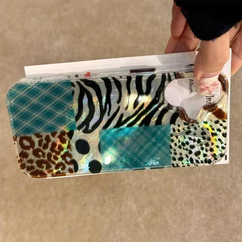 Funda para iPhone 17 Fundas iPhone 16 Pro Max Funda de teléfono suave con estampado de leopardo para iPhone 15 14 13 12 11 XS XR 7 8 Plus 16e - imagen 5