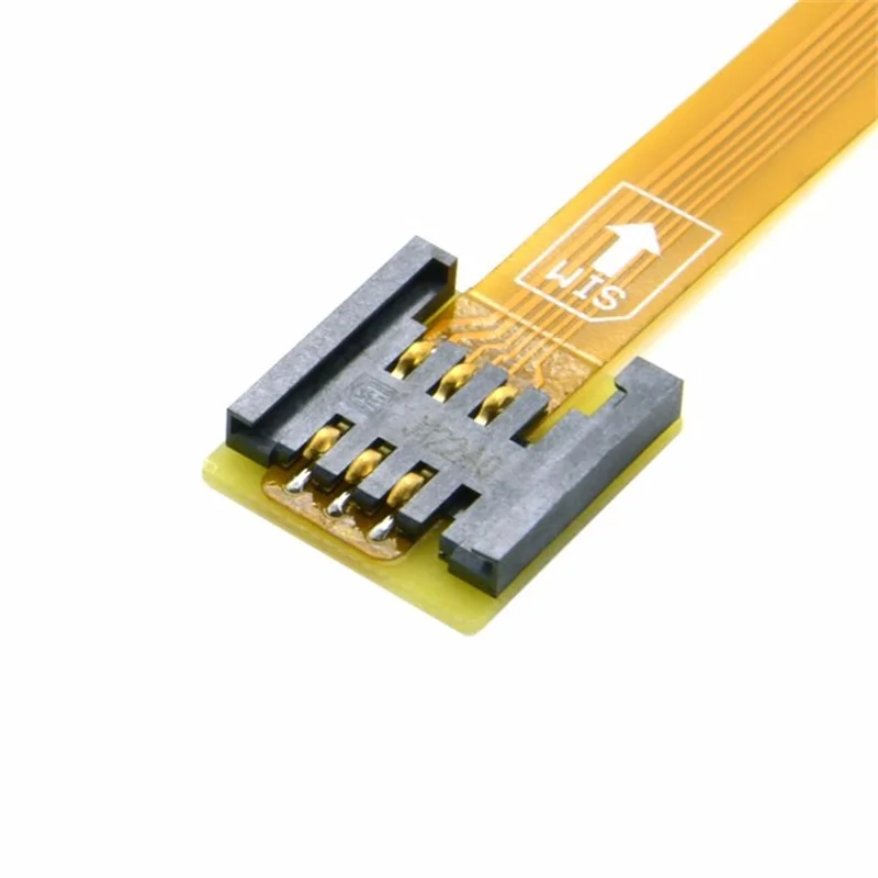 Kit GSM CDMA Tarjeta SIM Patrón UIM Cable de extensión macho a hembra FPC Extensor plano suave 10 cm - imagen 3