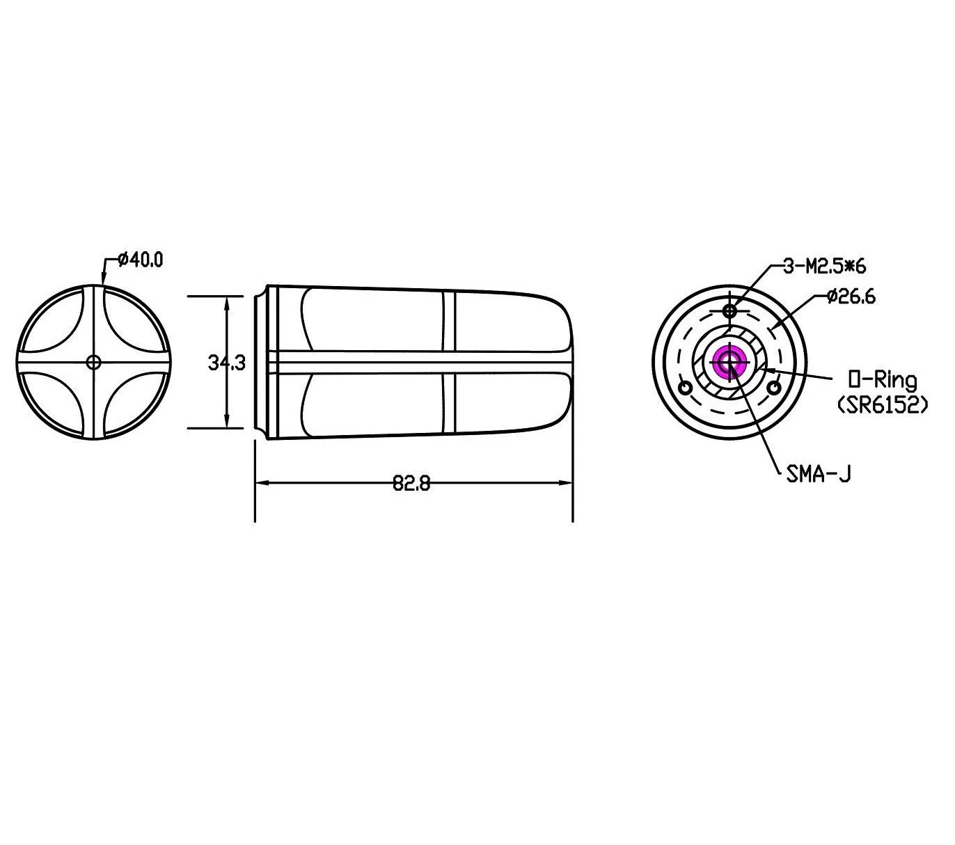 HA-609 Antena de hélice cuadrilar GNSS diferencial RTK de alta precisión L1/L2/L5 banda L GPS BDS GLONASS GAL multiestrella multibanda - imagen 5