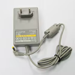 Cargador/adaptador de CA con enchufe europeo para consola de juegos PS1, fuente de alimentación AC110-220V 50/60Hz