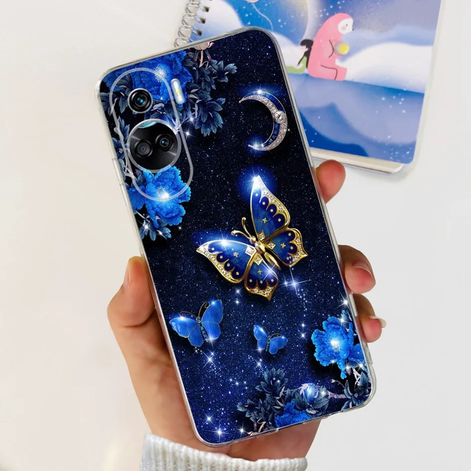 Para Honor 90 Lite 2023 funda con patrón de moda funda trasera transparente de silicona suave para Honor90 Lite CRT-NX1 funda de teléfono Honor 90Lite Capa - imagen 2