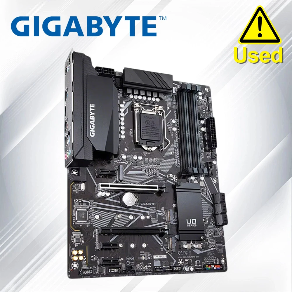 Gigabyte-placa base de escritorio GA Z490 UD, LGA 1200, Z490, compatible con i3, i5, i7, 10400F, 10400, 10100F, 10700K - imagen 2