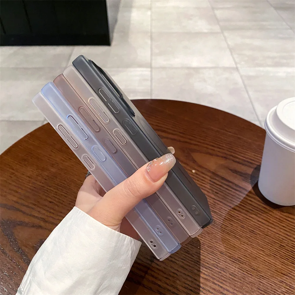 Funda de carga inalámbrica Magsafe mate ultradelgada S25Ultra para Samsung S25 S24 S23 S22 S21 S20 FE Plus cubierta translúcida esmerilada - imagen 4