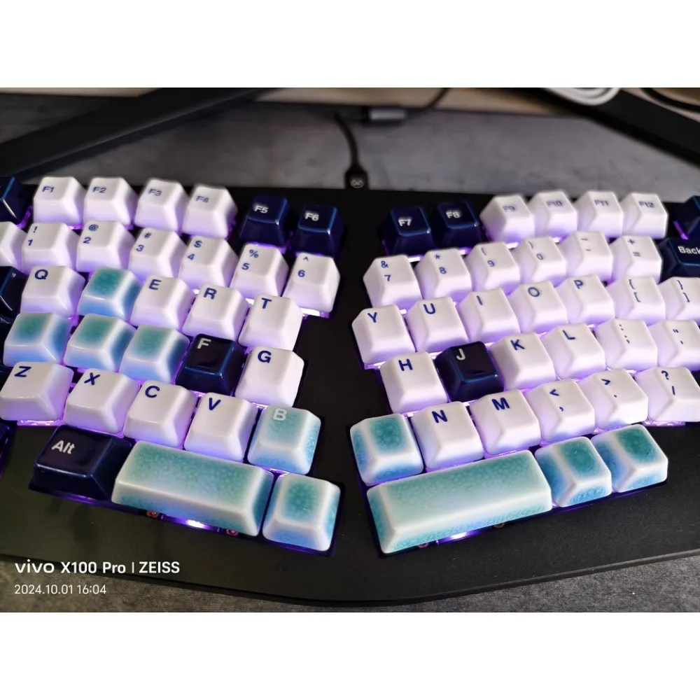 Teclas de cerámica personalizadas, tapas de teclado artesanales suaves, uniforme de cereza, tapas de teclas ESC de cerámica ligera, teclado mecánico, regalo para niño - imagen 5