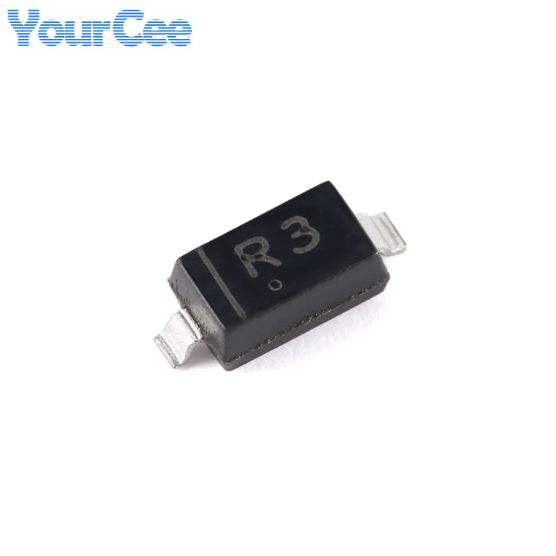 50 Uds MBR0580 MBR0560 MBR0540 MBR0530 MBR0520 SOD-123 80V 60V 40V 30V 20V R8 R6 R4 R3 R2 500mA Chip de diodo Schottky - imagen 3