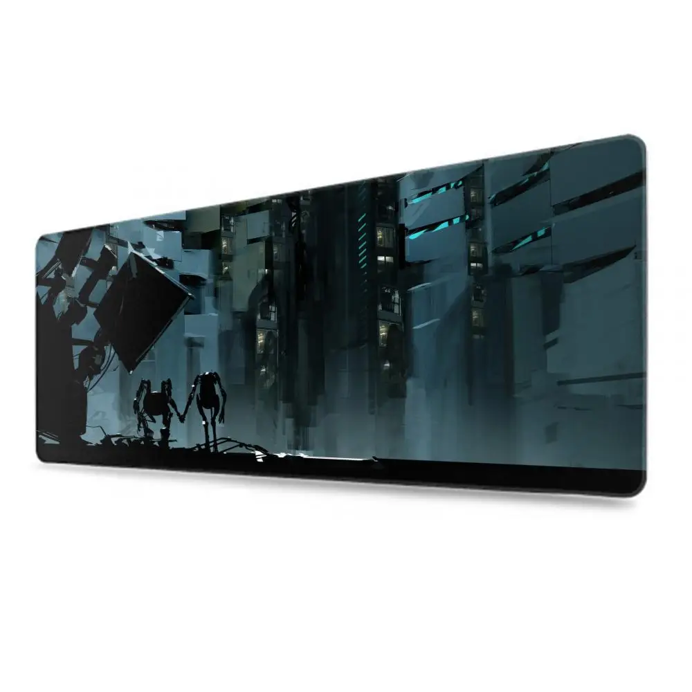 Portal 2-alfombrilla de ratón para gamer 3d, 900x300x3mm, alfombrilla de ratón para juegos, alfombrilla grande para reposamuñecas, alfombrilla para ratón para PC, alfombrillas para escritorio - imagen 3