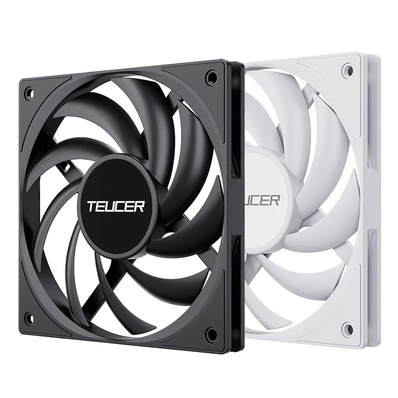 TEUCER UT-12015 ventilador de refrigeración ultrafino de 120mm rodamientos silenciosos 5V 3PIN ARGB 12V 4 PIN PWM ventilador con cubierta de PC diseño de alta presión de viento - imagen 4