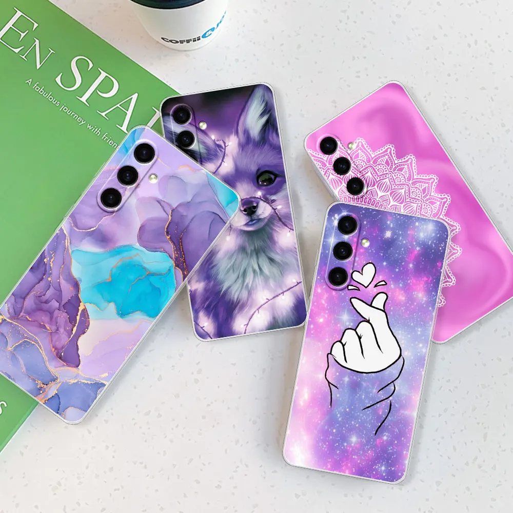 Para Samsung S24 FE Funda para Samsung Galaxy S24 Plus Funda a prueba de golpes Funda de teléfono de silicona suave transparente o Funda de moda Samsung S24 - imagen 4