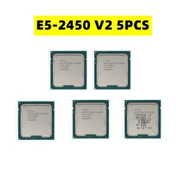 Procesador Xeon E5 2450V2 2450 V2, 5 piezas, 2,5 GHz, 8 núcleos, 16 hilos, 20M, 95W, LGA 1356